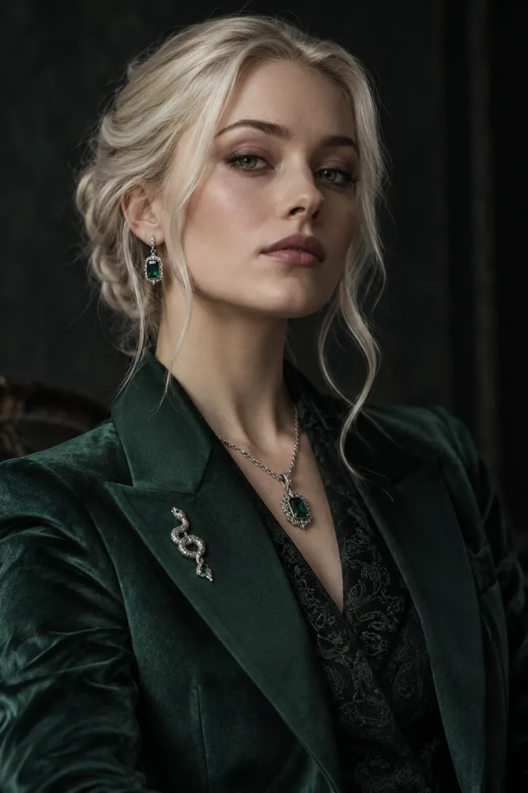 Emerald Editorial original AI portrait example