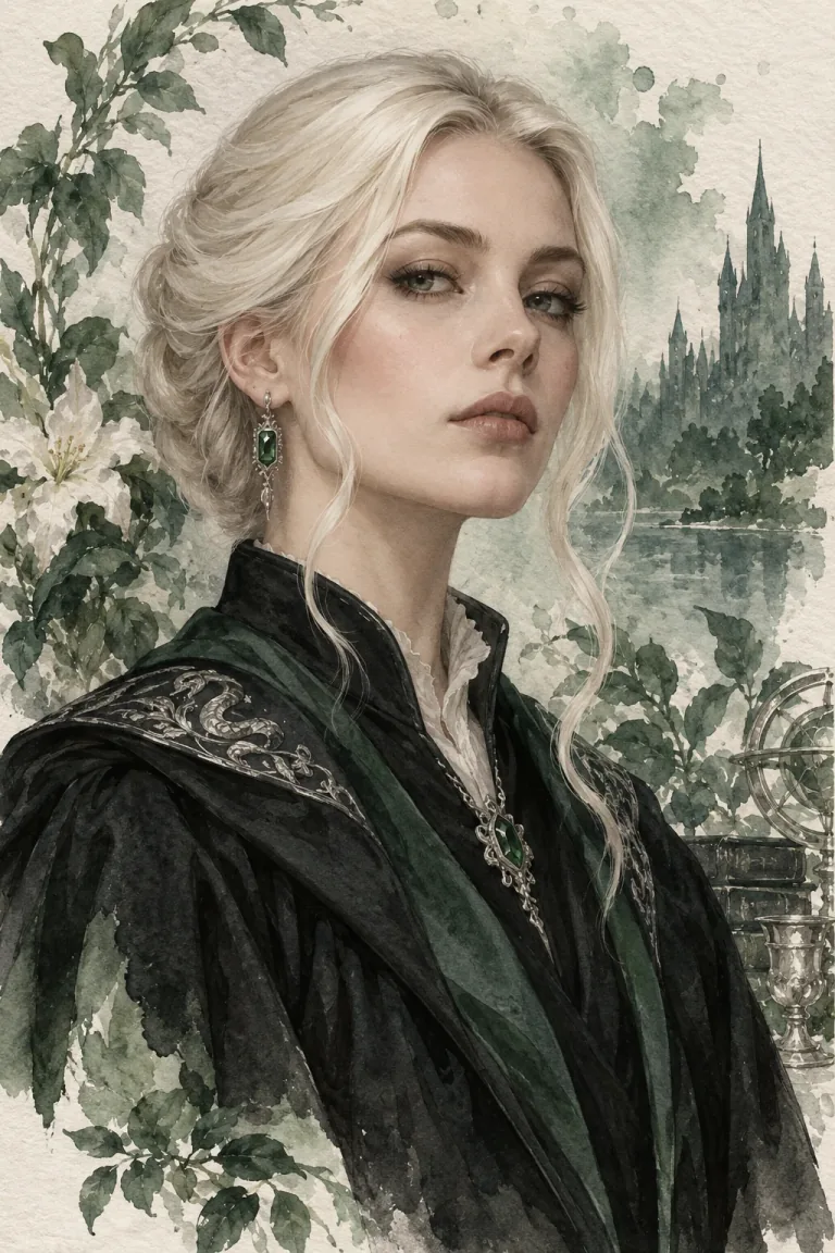 Watercolor Magic original AI portrait example