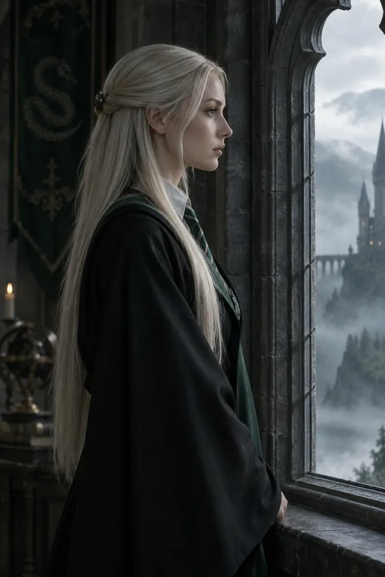Window Side Profile original AI portrait example